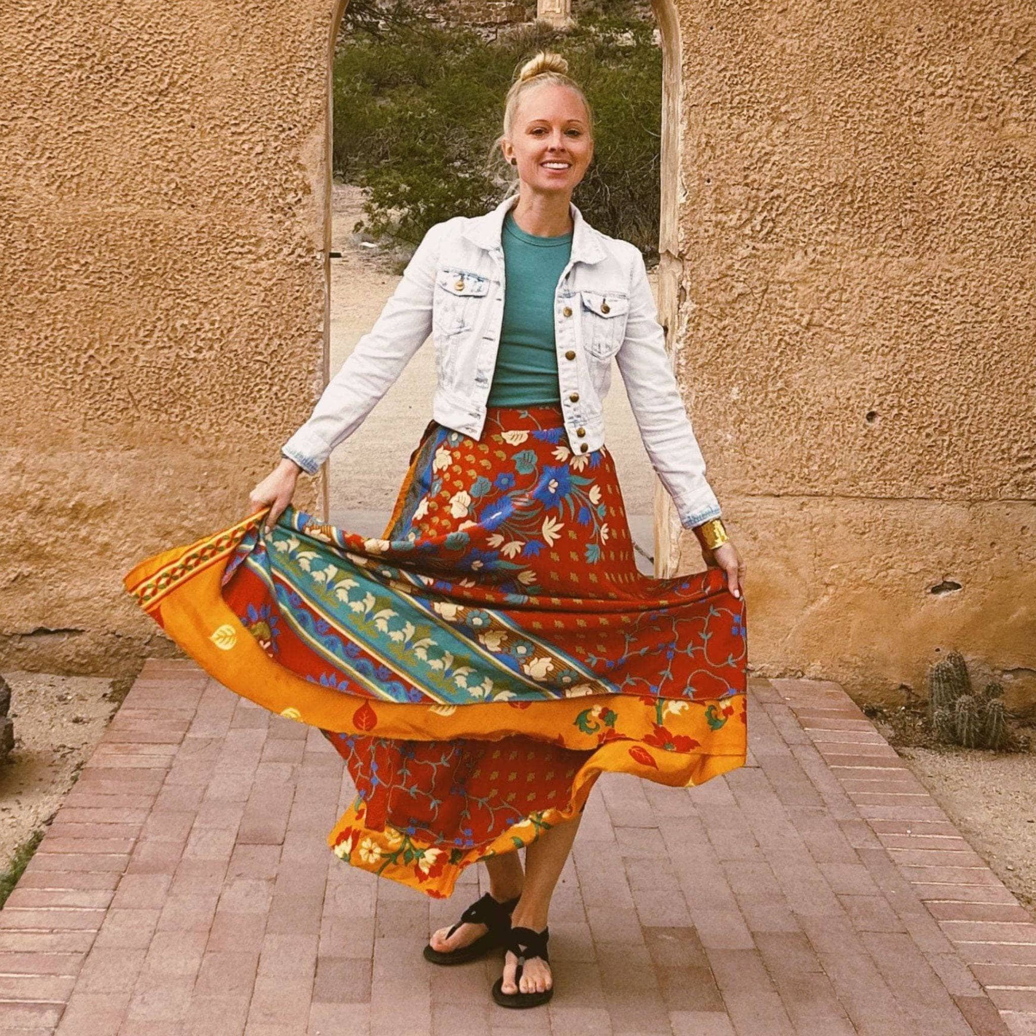 The Original Sari Wrap Skirt